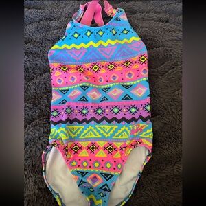 GK colorful leotard strappy back